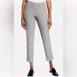 NWT Eileen Fisher Smoke Stretch Crepe Slim Ankle Pants in Size XL